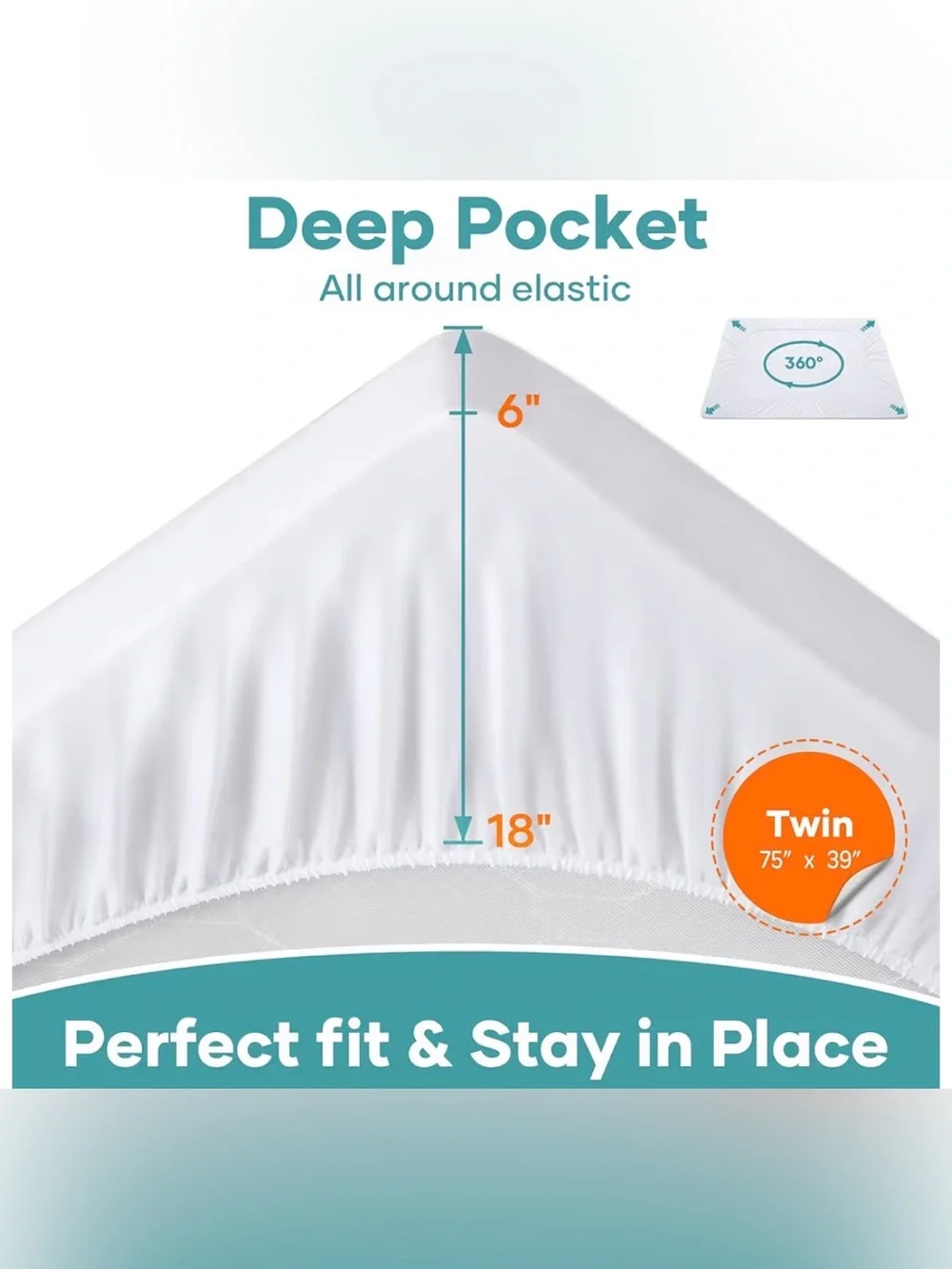 Twin Fitted Mattress Protector